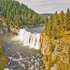 Upper Mesa Falls Idaho Landscape Diamond Painting