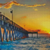 Venice Florida Pier Sunset Diamond Painting