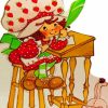 Vintage Strawberry Shortcake Cartoon Character Diamond Painting