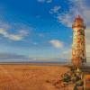 Wales Talacre Lighthouse Diamond Painting