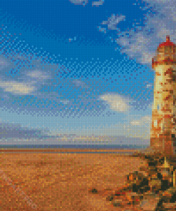 Wales Talacre Lighthouse Diamond Painting