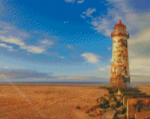 Wales Talacre Lighthouse Diamond Painting