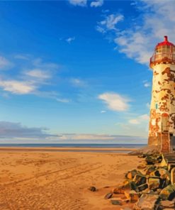 Wales Talacre Lighthouse Diamond Painting