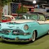 White And Blue 1956 Dodge Diamond Painting