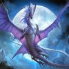 White Dragon Diamond Painting