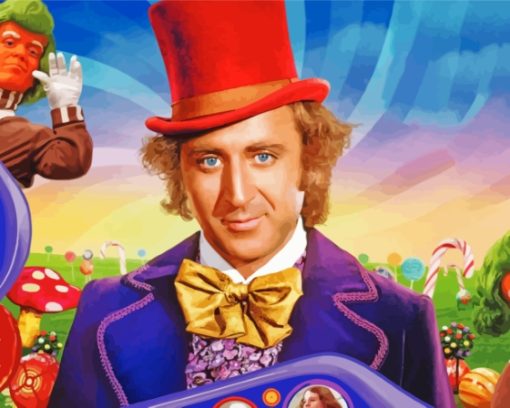 Willy Wonka And The Chocolate Factory Movie Diamond Painting