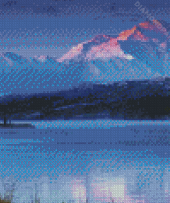 Wonder Lake Sunset Diamond Painting