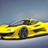 Yellow McLaren F1 Diamond Painting