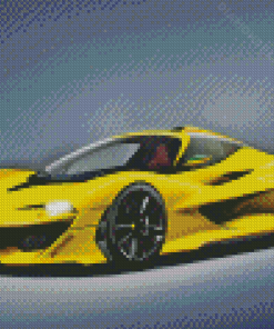 Yellow McLaren F1 Diamond Painting