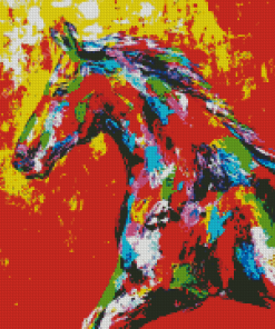 Aesthetic Abstract horses Diamond Painting