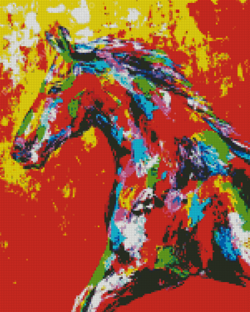 Aesthetic Abstract horses Diamond Painting