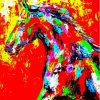 Aesthetic Abstract horses Diamond Painting