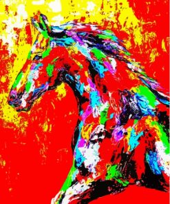 Aesthetic Abstract horses Diamond Painting