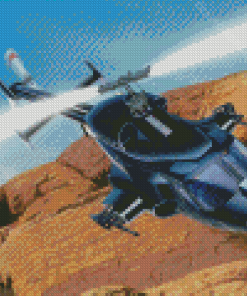 Aesthetic Airwolf Diamond Painting