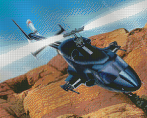 Aesthetic Airwolf Diamond Painting