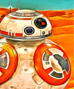 Aesthetic BB 8 Diamond Painting