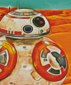 Aesthetic BB 8 Diamond Painting