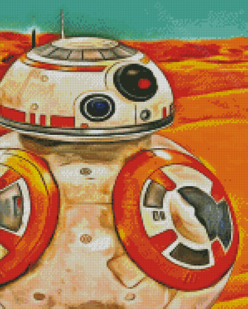 Aesthetic BB 8 Diamond Painting