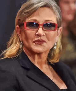 Aesthetic Carrie Fisher Diamond Painting