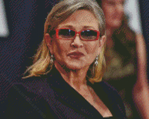 Aesthetic Carrie Fisher Diamond Painting