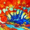 Aesthetic Fall Abstract Diamond Painting