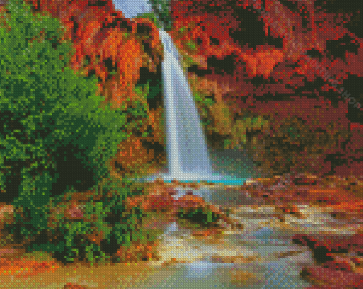 Aesthetic Havasu Falls Diamond Painting