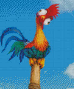 Aesthetic Hei Hei The Rooster Diamond Painting