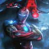 Aesthetic Iron Man And Spiderman Diamond Painting