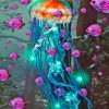 Aesthetic Jellyfish In The Forest Diamond Painting