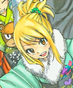 Aesthetic Lucy Heartfilia Diamond Painting