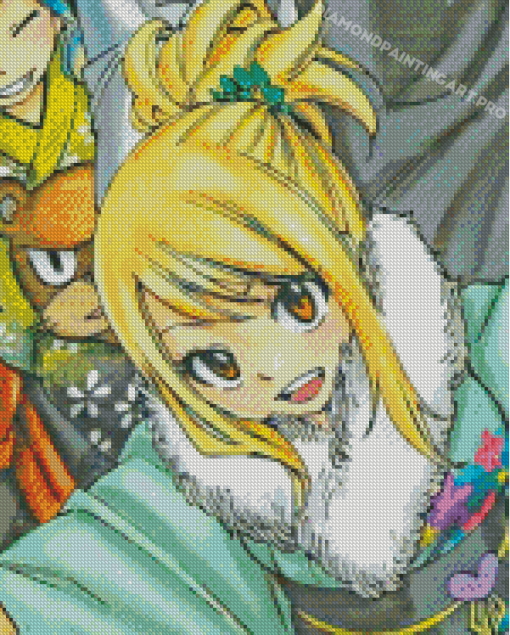 Aesthetic Lucy Heartfilia Diamond Painting