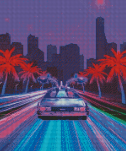 Aesthetic Outrun Diamond Painting