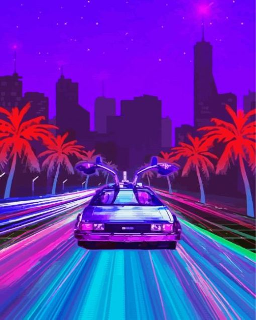 Aesthetic Outrun Diamond Painting