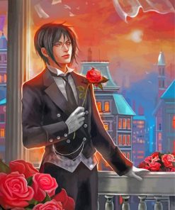 Aesthetic Sebastian Michaelis Diamond Painting