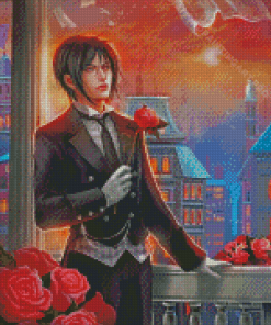 Aesthetic Sebastian Michaelis Diamond Painting