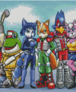 Aesthetic Star Fox Diamond Painting