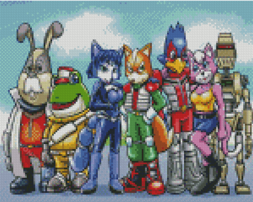 Aesthetic Star Fox Diamond Painting