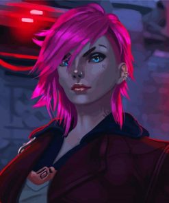 Aesthetic Vi League Of Legends Diamond Painting