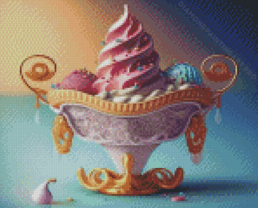 Aesthetic Ice Cream Diamond Painting