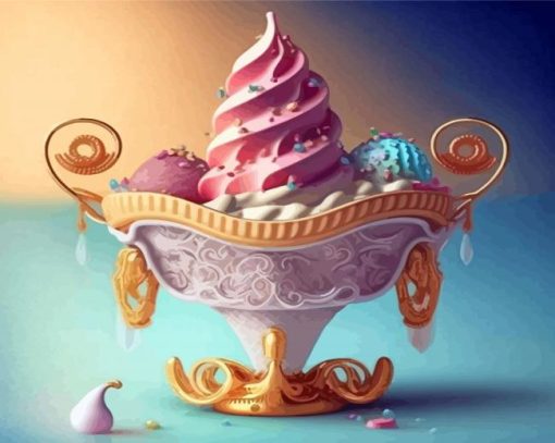 Aesthetic Ice Cream Diamond Painting