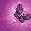 Aesthetic Purple Butterfly Diamond Painting