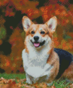 Aesthetic Welsh Corgi Dog Diamond Painting