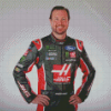 American Professional Racer Kurt Busch Diamond Painting