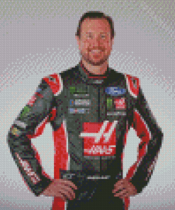 American Professional Racer Kurt Busch Diamond Painting