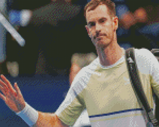 Andy Murray Tennis Diamond Painting