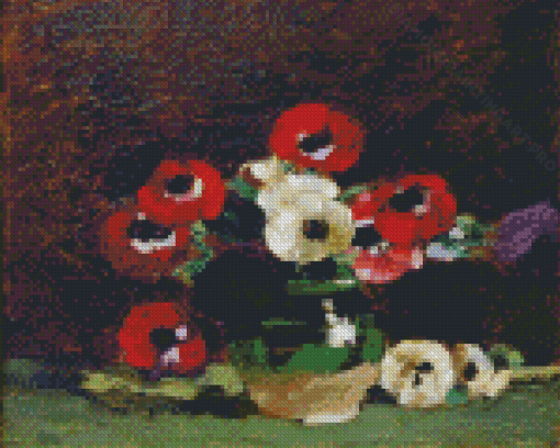 Anemone Stefan Luchian Diamond Painting