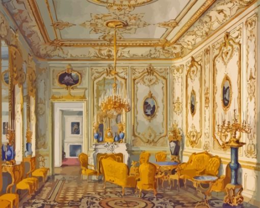 Antique Palace Interior Diamond Painting