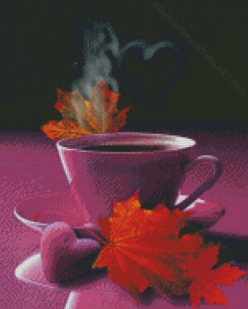 Autumn Coffee Diamond Painting