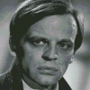 Black And White Klaus Kinski Diamond Painting