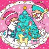 Christmas Little Twin Stars Diamond Painting